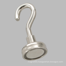 N35 Neodymium Magnetic Hook Round Base Maget Hook